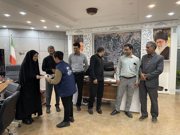 جلسه شورای اسلامی و تقدیر از خبرنگاران شهرستان خلیل آباد