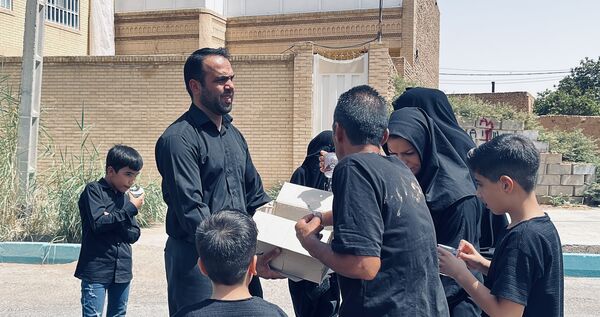 پیاده‌روی جاماندگان اربعین در اشکذر