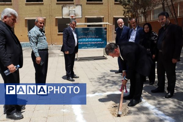 کلنگ زنی هنرستان شهید رضا صفار هرندی 