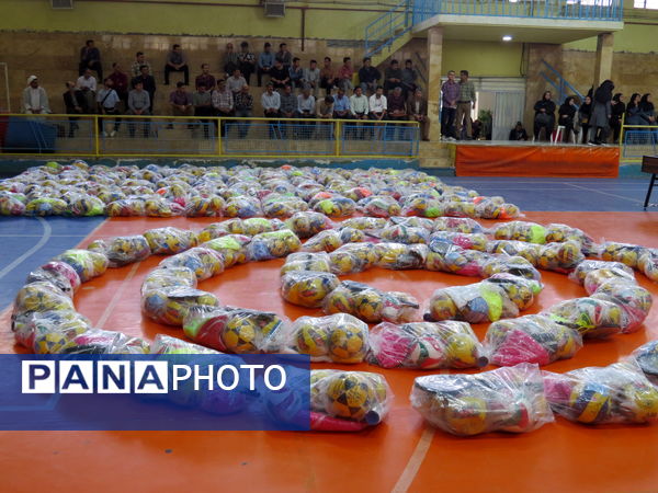آیین اعزام کاروان تجهیزات ورزشی ـ بهداشتی مهر با نشاط شهرستان بجنورد