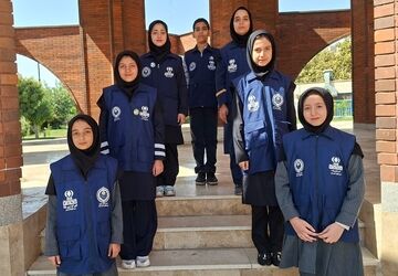 اجرای سرودی ویژه در هفته ناجا توسط خبرنگاران پانا شهریار