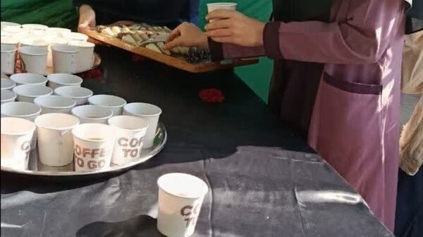 برپایی موکب ایام عزاداری فاطمیه در دبیرستان صدرا یزد