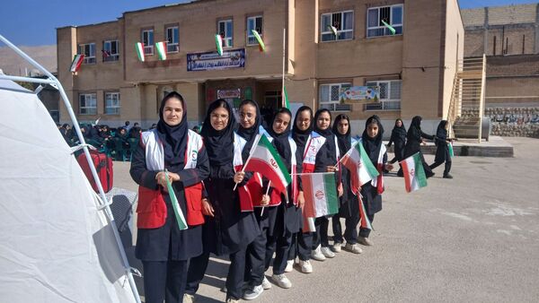 برگزاری مانور پدافند غیرعامل در آموزشگاه سمیه ناغان 