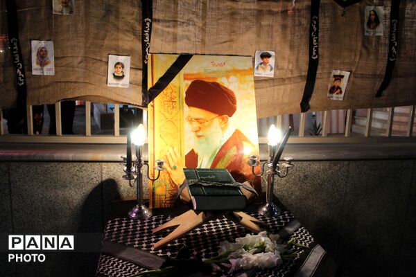 حرکت دسته عزاداری در شهرستان نیشابور