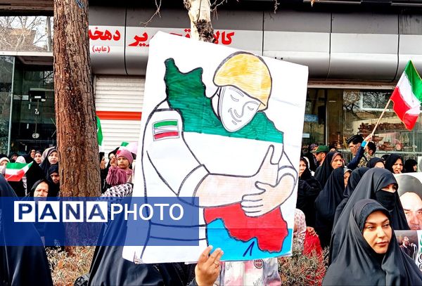 راهپیمایی یوم الله۲۲بهمن در شهرستان نیشابور 