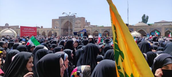 راهپیمایی مردم قزوین در جمعه خشم ونصر 