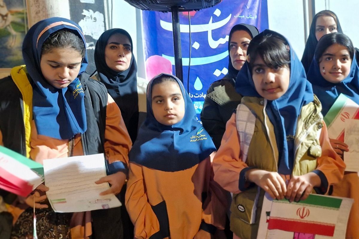 مراسم بیتاب میناب همزمان با برپایی موکب فرهنگیان و دانش‌آموزان قرچک 
