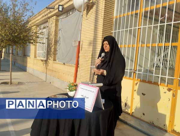 برگزاری سوگواره حلوا در دبیرستان دخترانه رفعت