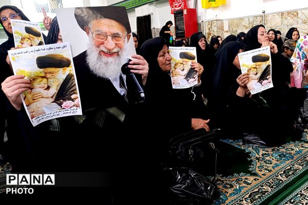 مراسم جاماندگان تشییع رهبر شهید در اسلام آباد غرب