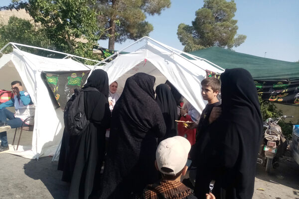 پیاده‌روی اربعین حسینی در شهرستان آباده 