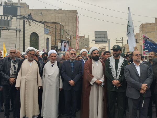 راهیپمایی 13 آبان در شهر قدس