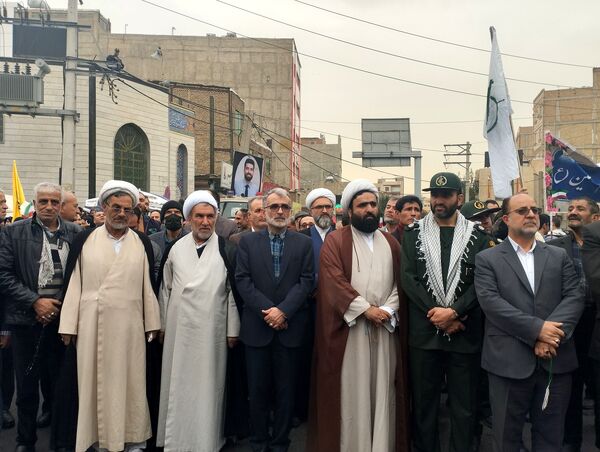 راهیپمایی 13 آبان در شهر قدس