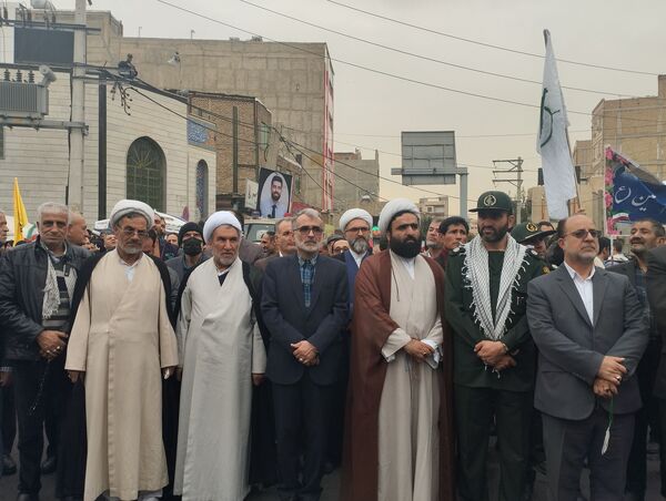 راهیپمایی 13 آبان در شهر قدس