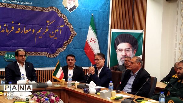 آیین تکریم و معارفه فرماندار جدید هوراند 