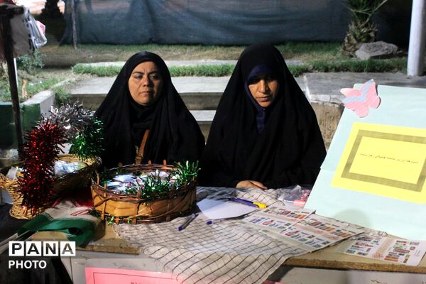 حضور چشمگیر دانش آموزان و فرهنگیان در موکب شهدای دانش آموز ورامین