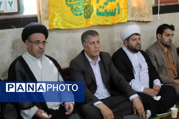 ادای احترام به حماسه‌سازان مقاومت؛ مراسم چهلم شهدای جنگ ۱۲ روزه در ملکان