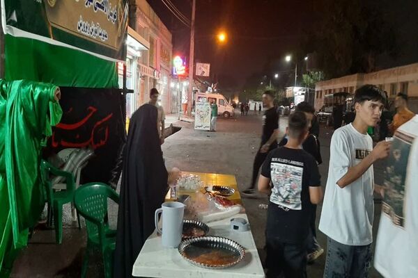  حضور جاماندگان حسینی در مرزهای خوزستان