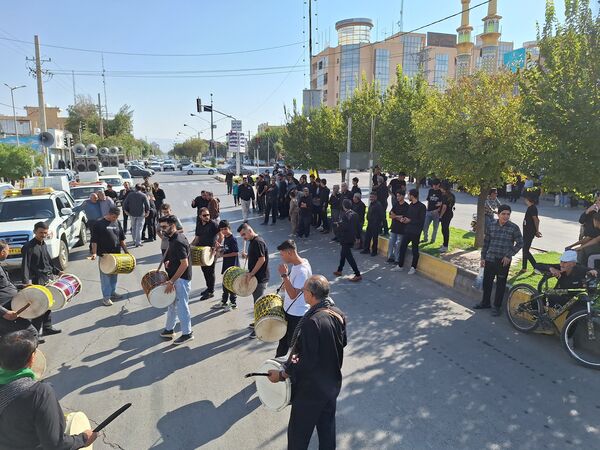 پیاده‌روی جاماندگان اربعین حسینی در مرودشت 