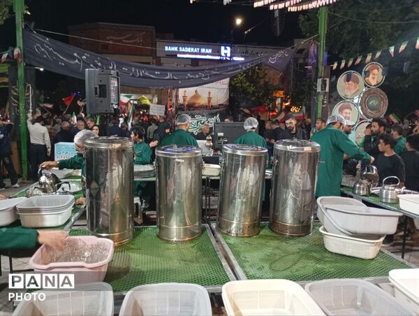 چایخانه حضرت زهرا(س) در شب پنجم محرم در نیشابور