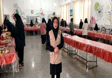 نمایشگاه و بازارچه کارو فناوری در دبیرستان شهید مجید دهنوی نیشابور