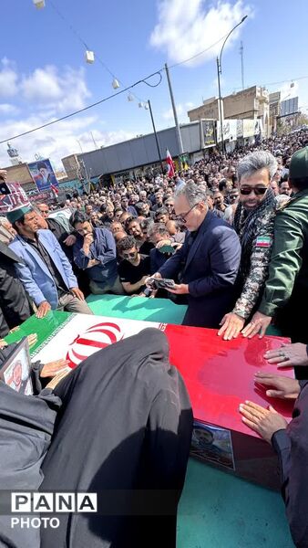 مراسم تشییع پیکر شهید رمضان محمد صادق نظافتی