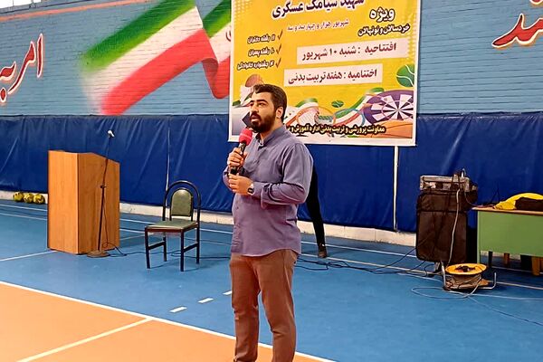 افتتاحیه المپیاد ورزشی دانش‌آموزی در شهرستان ورامین