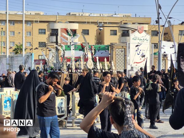 گلستان شهدا میزبان کاروان تاسوعای حسینی شد