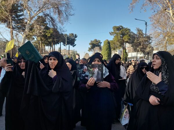 راهپیمایی و تشییع شهدای امنیت نیشابور