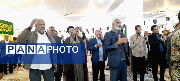 تشییع شهید گمنام در فین