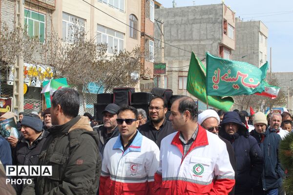 مردم فاروج باری دیگر در روز قدس حماسه آفریدند 