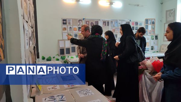 نمایشگاه ماها در هنرستان بصیرت آشخانه