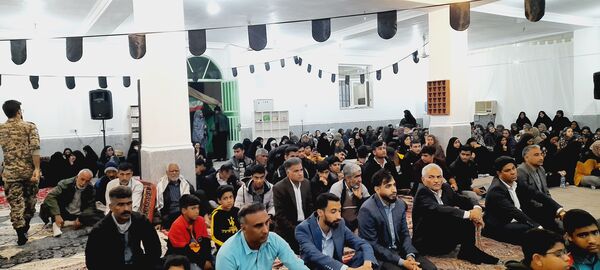 تشییع شهید گمنام در فین