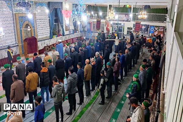 ضیافت افطاری همراه با نماز جماعت مغرب و عشاء در مسجد جامع شهر بار 