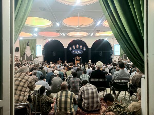 مراسم نخستین سالگرد شهادت شهدای خدمت در مسجد الهادی نیشابور 