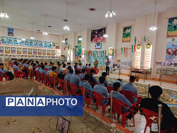 اردوی آموزشی تیراندازی و بازدید از موزه و مزار شهدای گمنام در شهرستان بروجرد