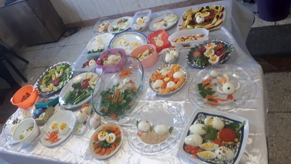 جشنواره تخم مرغ دبستان دخترانه فاطمه بهزادی  چناران