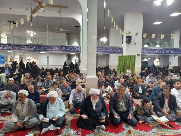 مراسم دعای عرفه در شهر درق