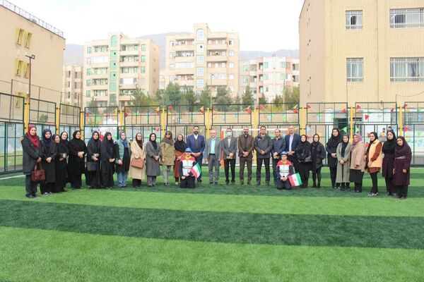 افتتاح زمین چمن مصنوعی دبستان شهدای پاسدار؛ گامی برای نشاط و سلامت دانش‌آموزان