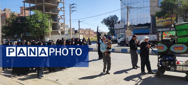 هیئت عزادارن مسجد قمر بنی هاشم شهرستان شیروان