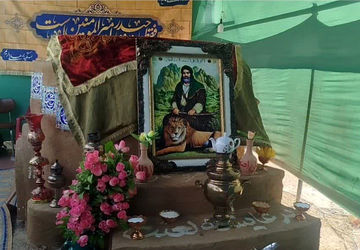 حماسه ی مردم شهر بهمن با شعار یا ذوالفقار حیدر