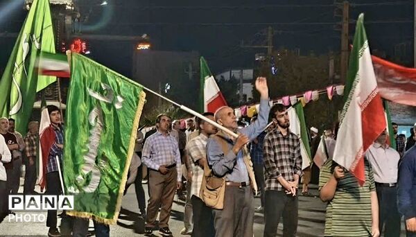 صدونودمین تجمع همبستگی و ایستادگی مردم کرج 