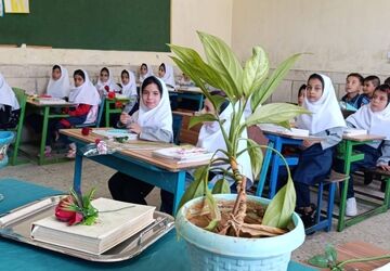 جشن آغازین فرشته‌های کلاس اولی در روستای کرتگل