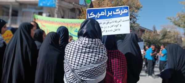 صدای وحدت دانش‌آموزان فارسان در روز ۱۳ آبان 