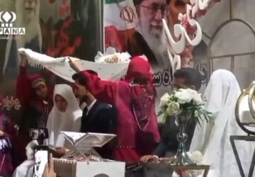 جشن‌ ازدواج در اجتماع شبانه مینودشت