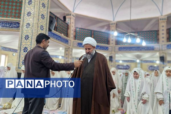 آغاز فصل بندگی دانش‌آموزان قرچک در جشن تکلیف