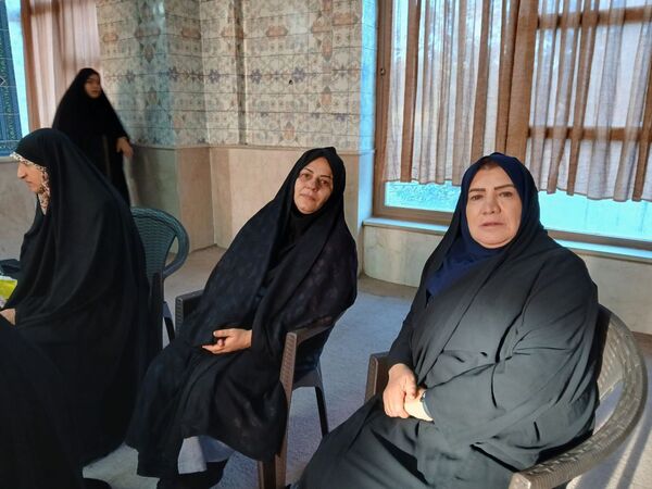 مراسم بدرقه دانش‌آموزان دختر مدارس شهرستان ملارد به مناطق عملیاتی جنوب کشور 