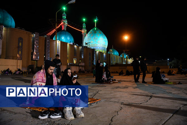 مراسم احیاء سومین شب قدر در مسجد مقدس جمکران