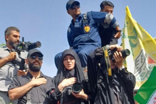 تشییع پیکر شهدای اقتدار در تهران ایران