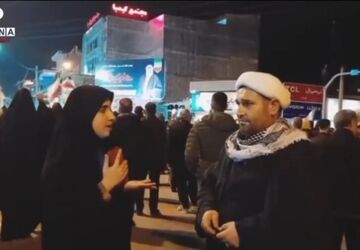 تجمع شبانه و خودجوش مردم کردکوی
