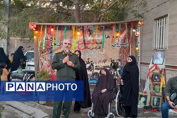 پویش «افتخار محله» و مراسم وداع با شهید گمنام در ورامین